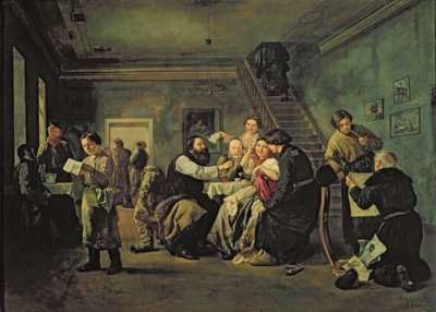 Une maison de repas, 1859 - Andrei Andreevich Popov
