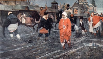 Une Rue de Moscou au XVIIe Siècle lors d