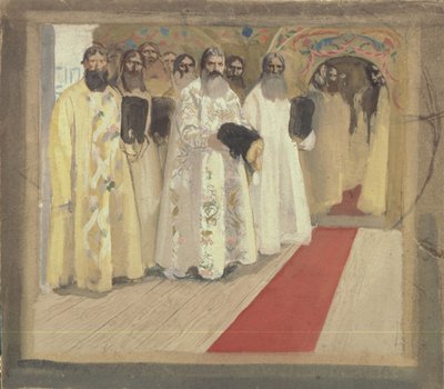 En attendant le Tsar - Andrei Petrovich Ryabushkin