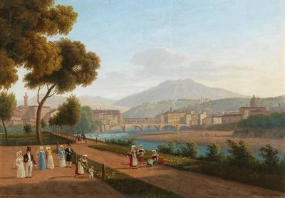 Florence, vue du Ponte Vecchio - Andrei Yefimovich Martynov
