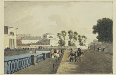 La maison Apraksin sur la rivière Fontanka, 1821-1822 - Andrei Yefimovich Martynov