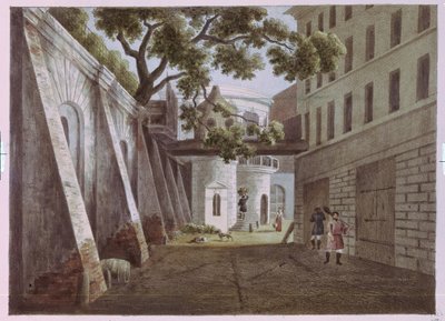 La cour de la maison de Pavel Gagarin - Andrei Yefimovich Martynov