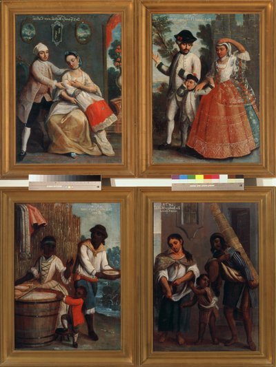 Quatre groupes raciaux différents - Andres de Islas
