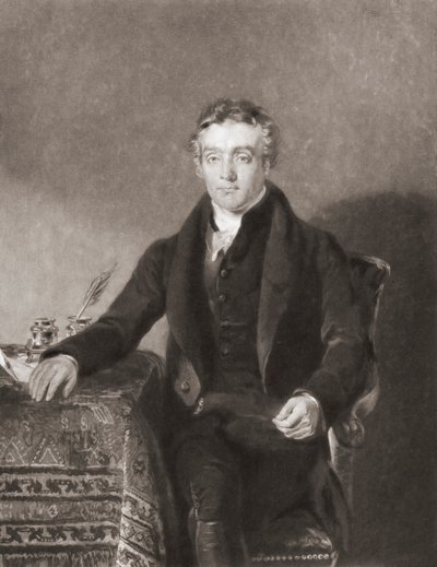 Thomas Chalmers. Portrait. (impression) - Andrew (after) Geddes
