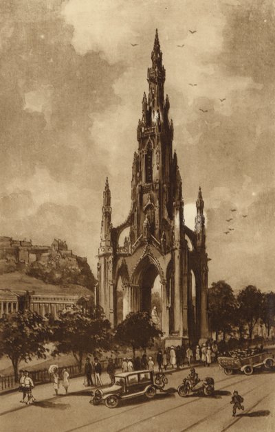 Édimbourg : Le Monument Scott, Princes Street - Andrew Allan