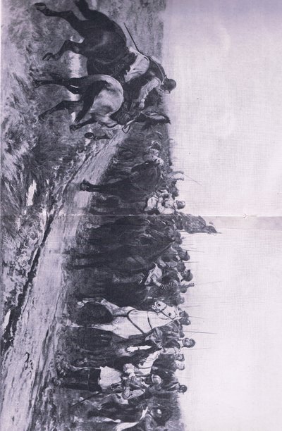 Cromwell à Dunbar, 3 septembre 1650, illustration de British Battles on Land and Sea, 1915 - Andrew Carrick Gow