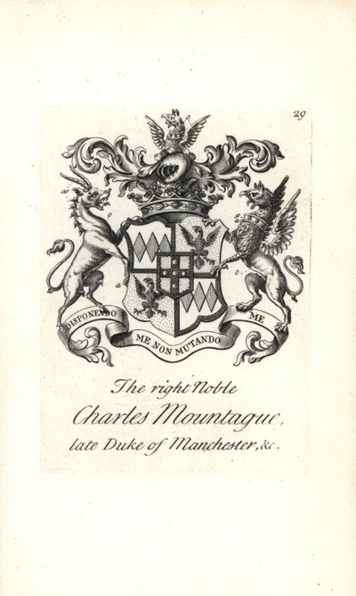 Armoiries et blason du très noble Charles Edward Montagu - Andrew Johnston