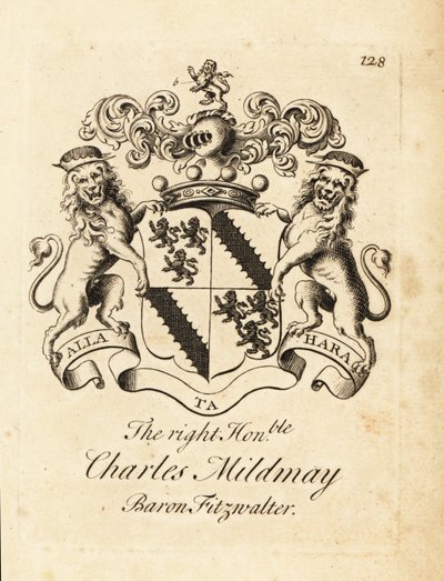 Blason du très honorable Charles Mildmay - Andrew Johnston