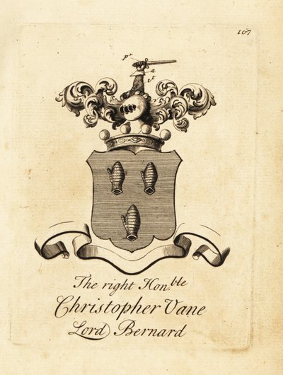 Blason du très honorable Christopher Vane, Lord Bernard - Andrew Johnston