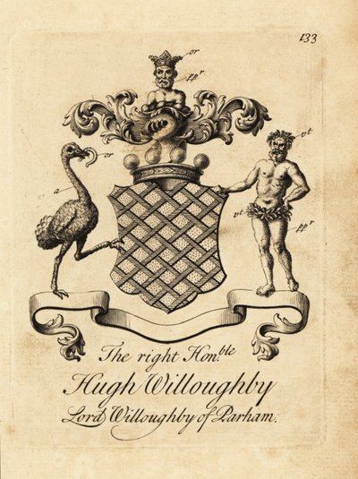 Blason du très honorable Hugh Willoughby, Lord Willoughby de Parham - Andrew Johnston