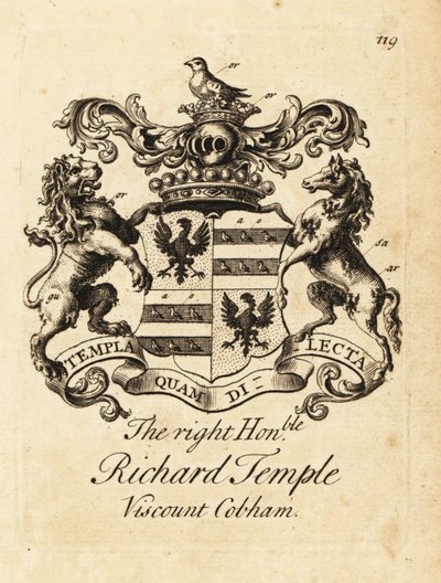 Blason du très honorable Richard Temple - Andrew Johnston