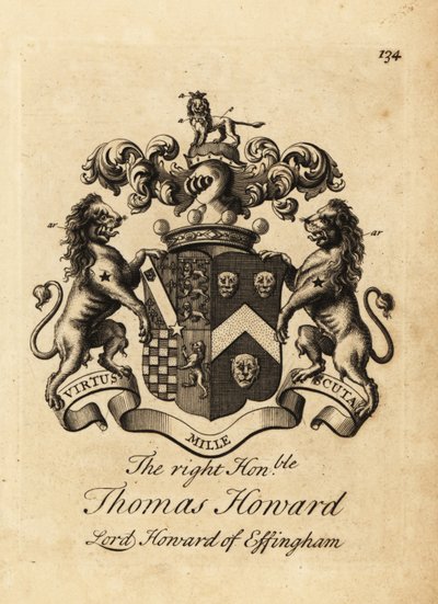 Blason du très honorable Thomas Howard, 2e comte d