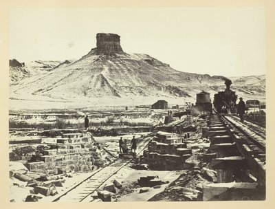 Citadel Rock, Green River Valley - Andrew Joseph Russell