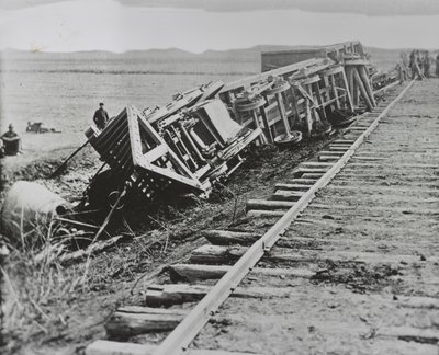 Train déraillé, Manassas, Virginie - Andrew Joseph Russell