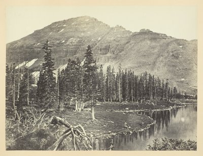 Lac à la tête de la Bear River, Uintah Mountain - Andrew Joseph Russell