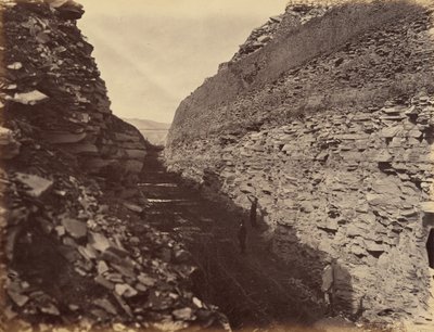Planche 22. Coupe de Burning Rock, 1869 (photo) - Andrew Joseph Russell