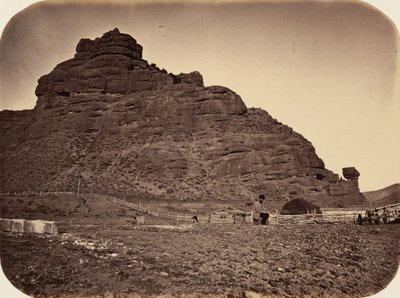 Planche 34. Sentinel Rock, Weber Valley, 1869 (photo) - Andrew Joseph Russell