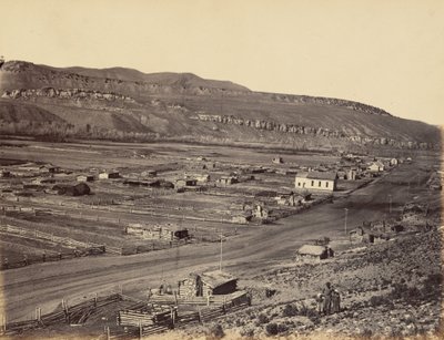 Plate 36. Coalville, Weber Valley,1869 (photo) - Andrew Joseph Russell