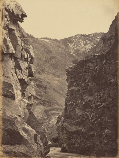 Planche 40. Porte du Diable, Canon Weber, 1869 (photo) - Andrew Joseph Russell