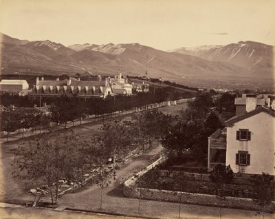 Planche 47. Résidence de Brigham Young, 1869 (photo) - Andrew Joseph Russell