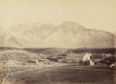 Planche 49. Usines de coton et de laine de Brigham Young, 1869 (photo) - Andrew Joseph Russell