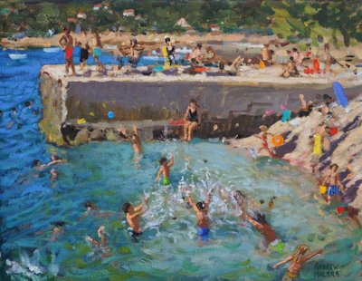 Amusement dans la mer, Rovinj, Croatie, 2016 - Andrew Macara