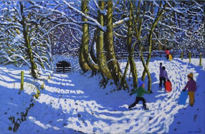 Faire de la luge, Calke Abbey, 2021 - Andrew Macara