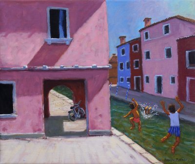 Sauter dans le Canal, Murano, Venise - Andrew Macara