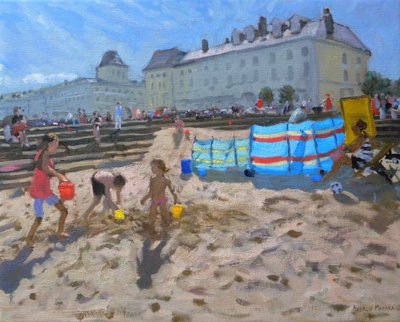 Jouer dans le sable, Llandudno, 2010 - Andrew Macara
