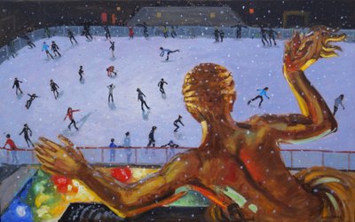 Prométhée, Patinoire Rockefeller, New York, 2018 - Andrew Macara