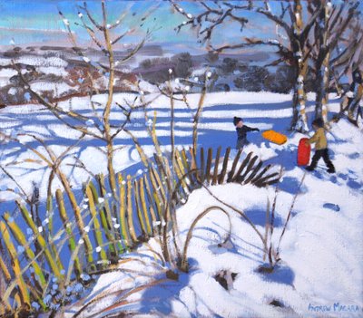Luges rouges et oranges, Derbyshire - Andrew Macara