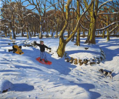 Traîneau rouge, Lomberdale Hall, Derbyshire, 2014 - Andrew Macara