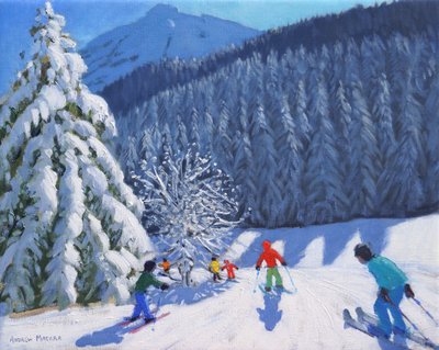 Arbres enneigés, La Clusaz, France, 2015 - Andrew Macara