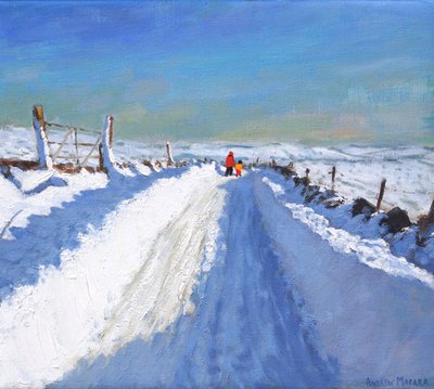 Route déneigée, Derbyshire Peak District - Andrew Macara