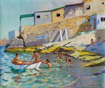 Le bateau à rames, Valetta, Malte, 2015 - Andrew Macara