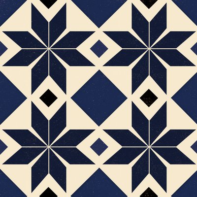 Carreau espagnol bleu - Andrew Watson