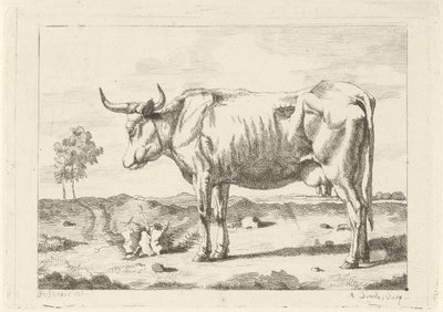 Vache dans le pré - Andries Leijerdorp