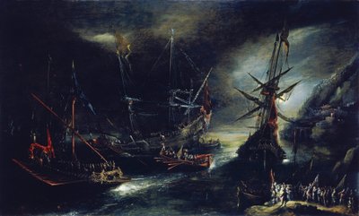 Embarquement des troupes espagnoles, une interprétation néerlandaise d