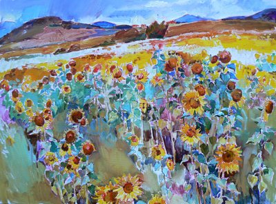 Champs de tournesols dorés - Andrii Kutsachenko
