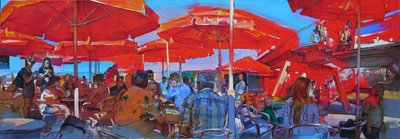 Café Red Umbrellas - Andrii Kutsachenko