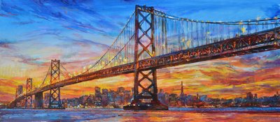 Le pont Sunset à San Francisco - Andrii Kutsachenko