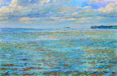 Paysage marin bleu apaisant - Andrii Kutsachenko