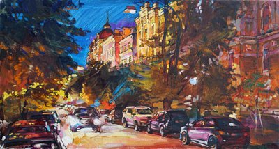 Une nuit animée en ville - Andrii Kutsachenko
