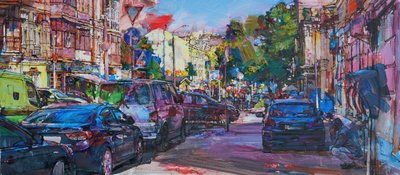 Une rue animée en ville - Andrii Kutsachenko