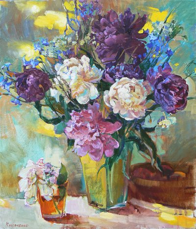 Bouquet de pivoines éclatantes - Andrii Kutsachenko