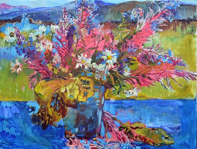 Bouquet de fleurs sauvages aux couleurs vives - Andrii Kutsachenko