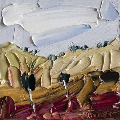 Paysage aux textures éclatantes - Angela Hawkey
