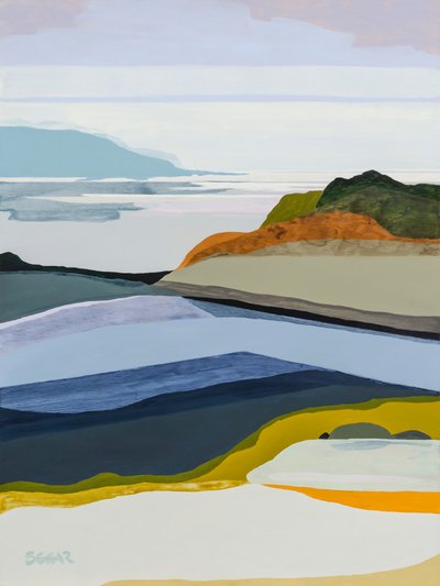 Paysage côtier abstrait - Angela Seear