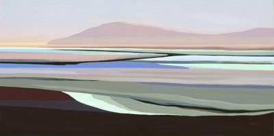 Paysage abstrait aux tons discrets - Angela Seear