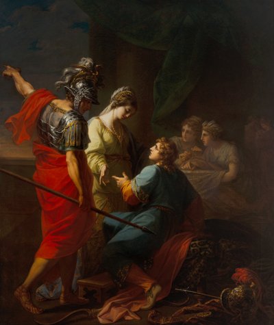 Hector, Paris et Hélène - Angelica Kauffman